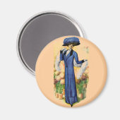Vintages Kleid Magnet (Vorderseite/Rückseite)