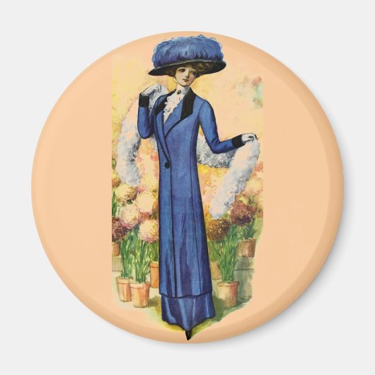 Vintages Kleid Magnet (Vorne)