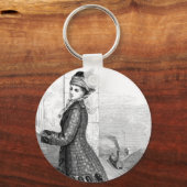 Vintages Kleid Schlüsselanhänger (Vorderseite)