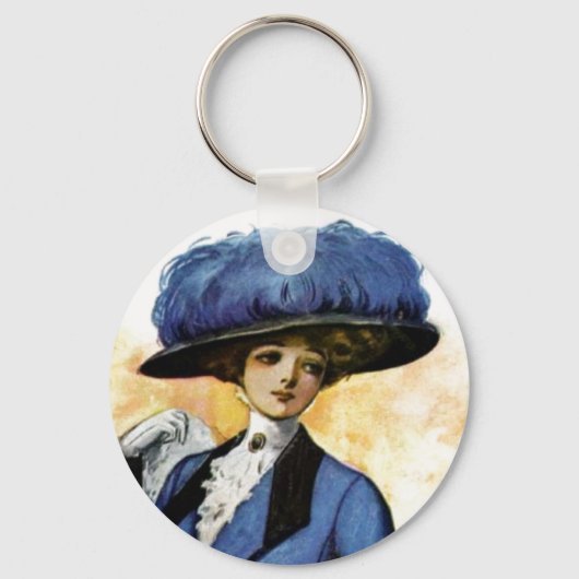 Vintages Kleid Schlüsselanhänger (Vorderseite)