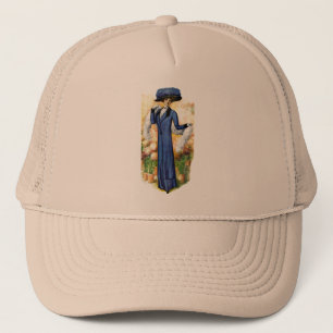 Vintages Kleid Truckerkappe