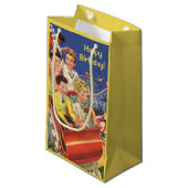 Vintages Kleine Geschenktüte (Vorderseite Schrägansicht)