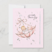 Vintages kleines Baby-Duschgeschenk (Vorderseite)