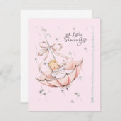Vintages kleines Baby-Duschgeschenk (Vorne/Hinten)