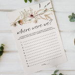 Vintages kleines Blumenspiel, wo wir waren Flyer<br><div class="desc">Wo waren wir Brautparty. Kleine Blüten Vintage Sammlung. Botanische,  zarte und absolut winzige Aquarellfarben-Blume. In unserem Zazzle-Shop finden Sie passende Artikel,  um Ihre Veranstaltungskollektion abzuschließen!</div>