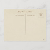 Vintages kleines Mädchen am Feuerplatz Weihnachten (Rückseite)