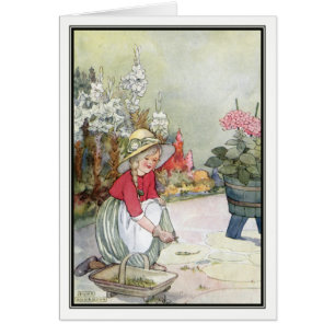 Vintages kleines Mädchen, das durch Anne Anderson