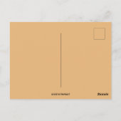 Vintages kleines Mädchen in Pantry Erntedank Postkarte (Rückseite)