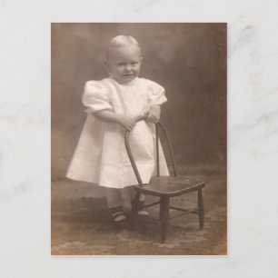 Vintages Kleinkind Postkarte