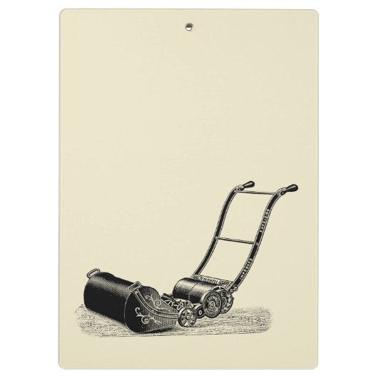 Vintages Klemmbrett (Rückseite)