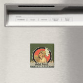 Vintages Kleopatra-Zeichen Magnet (In Situ (Geschirrspüler))