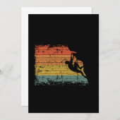 Vintages Kletterparadies Einladung (Vorne/Hinten)