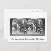 Vintages Klischee Unser Automobilerbe Postkarte (Vorne/Hinten)