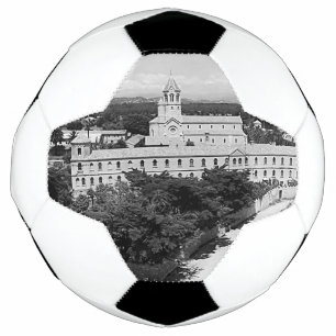 Vintages Kloster Cannes Saint-Honorat Dart Fußball