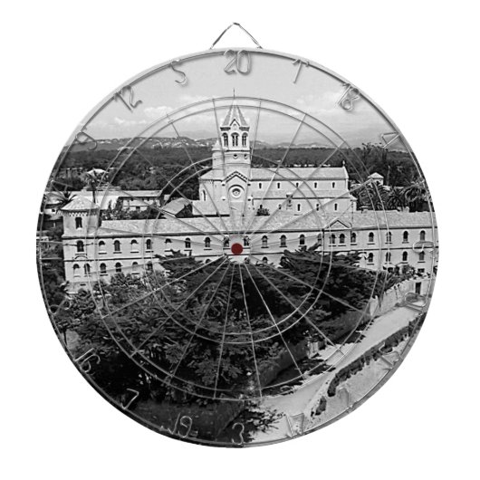 Vintages Kloster von Cannes Saint-Honorat Dartscheibe (vorne)