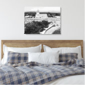 Vintages Kloster von Cannes Saint-Honorat Leinwanddruck (Insitu (Schlafzimmer))