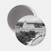 Vintages Kloster von Cannes Saint-Honorat Magnet (Vorderseite/Rückseite)
