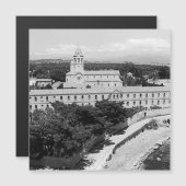 Vintages Kloster von Cannes Saint-Honorat Magnetkarte (Vorne/Hinten)