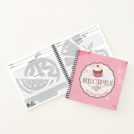 Vintages Kochbuch Notizblock
