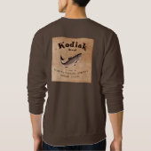 Vintages Kodiak-Lachs-Label Sweatshirt (Rückseite)