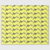 Vintages Kolibri-und Geschenkpapier (Flach)