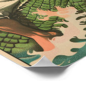 Vintages kommunistisches Propagandaposter mit Man Poster (Ecke)