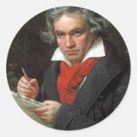 Vintages Komponistenportrait, Ludwig von Beethoven