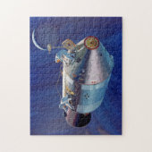 Vintages Konzept des Apollo 15-Befehlsmoduls Po Puzzle (Vertikal)