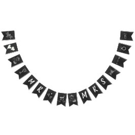 Vintages Kopfbrett-Look Hochzeitsfest Wimpelkette