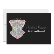 Vintages Korsett-persönliches Wäsche-Brautparty