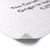 Vintages Korsett Poster (Ecke)