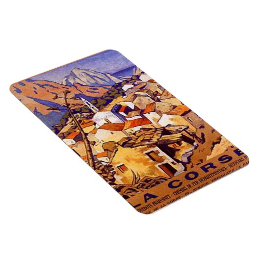 Vintages Korsika, Frankreich - Magnet (Rechte Seite)