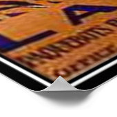 Vintages Korsika, Frankreich - Poster (Ecke)