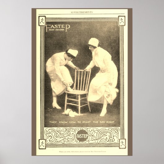 Vintages Krankenpflegeposter Poster (Vorne)