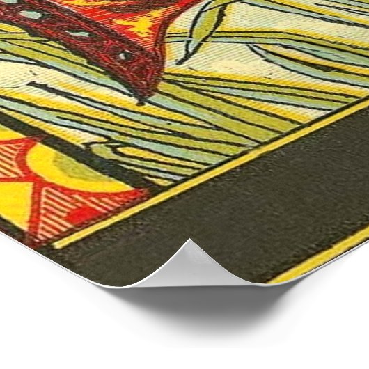 Vintages Kratetikett Poster (Ecke)