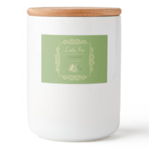 Vintages Kräutertee-Etikett