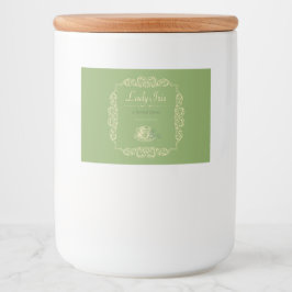 Vintages Kräutertee-Etikett Lebensmitteletikett