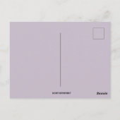 Vintages Kreuz und Iris-Ostern Postkarte (Rückseite)