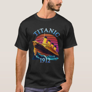 Vintages Kreuzfahrtschiff Titanic Sailing Ship 191 T-Shirt