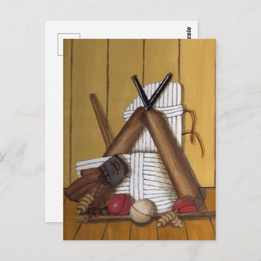 Vintages Kriechstillleben Postkarte (Vorne/Hinten)