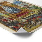 Vintages Kriegsbilderposter Poster (Ecke)