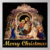 Vintages Krippenposter Poster (Vorne)