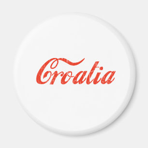 Vintages Kroatien Magnet