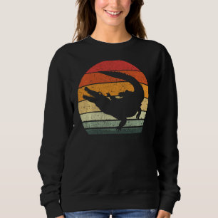 Vintages Krokodil Retro Sweatshirt