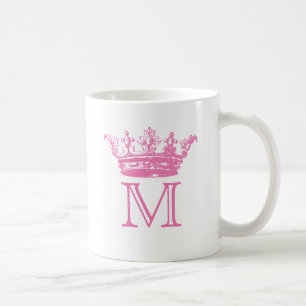 Vintages Kronen-Monogramm Kaffeetasse