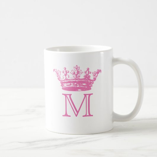 Vintages Kronen-Monogramm Kaffeetasse (Rechts)
