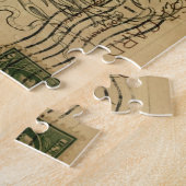 Vintages Kronenmode-Königinstilett Puzzle (Seite)