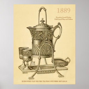 Vintages Krug-Set Poster