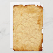 Vintages Krummsteinzeug Briefpapier (Vorne/Hinten)