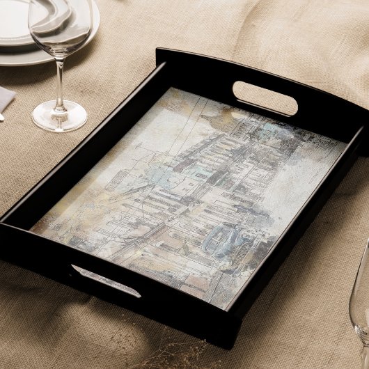 Vintages Kuba | Historisches Dekoupage von Havanna Seidenpapier